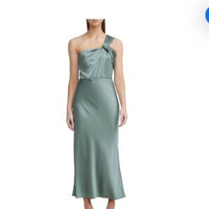 Significant Other Macy One-Shoulder Satin Bridesmaid Dress